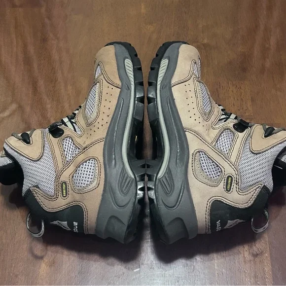 Vasque Breeze GTX Vibram Women Waterproof Hiking Trail Boots Size 8 Tan Gray - Picture 7 of 16